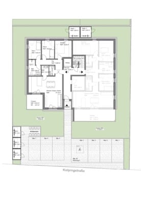 Grundriss - 4-Zimmer-Eigentumswohnung im EG mit Garten inkl. PV-Anlage und Wärmepumpe in Weißenthurm I W1