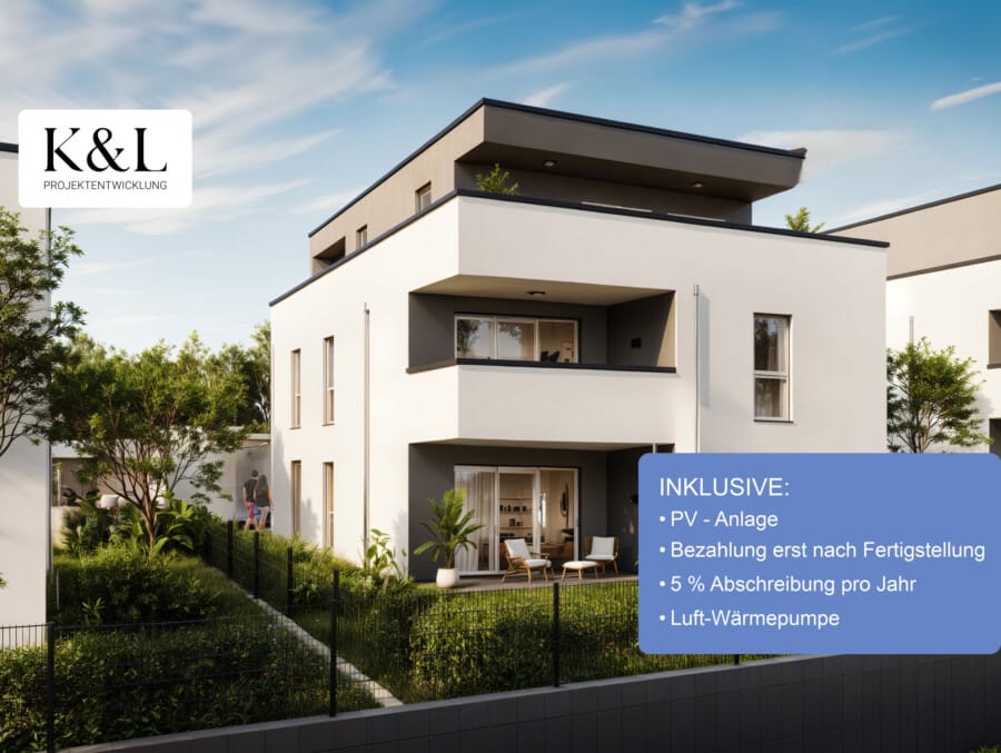 Titelbild - 4-Zimmer-Eigentumswohnung im 1.OG mit Loggia inkl. PV-Anlage u. Wärmepumpe in Weißenthurm I W2