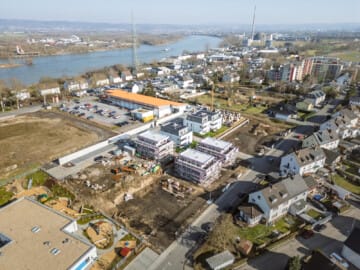 Baufortschritt - Barrierefreie 3-Zimmer-Eigentumswohnung im EG mit Garten inkl. PV-Anlage und Wärmepumpe I W2